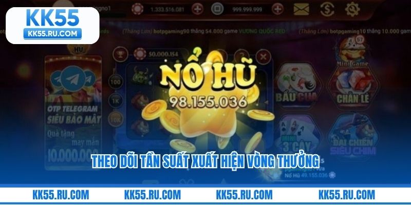 Theo dõi tần suất xuất hiện vòng thưởng