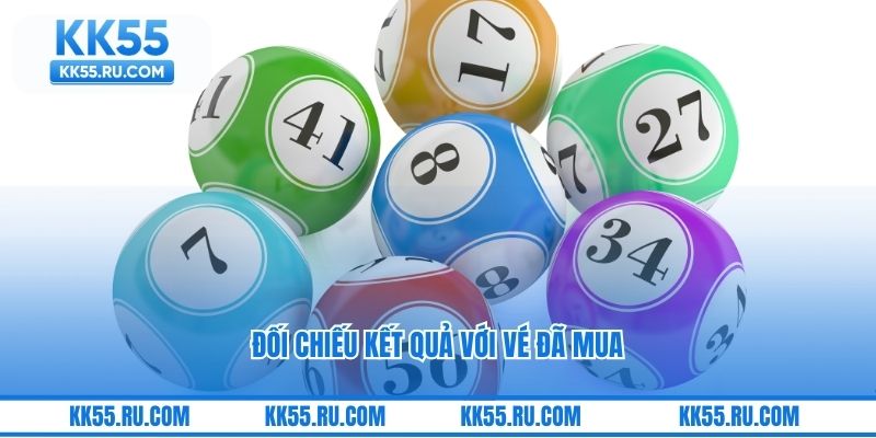 Đối chiếu kết quả với vé đã mua